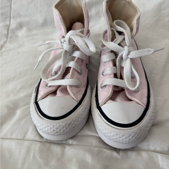 Converse Light Pink All Star High-Tops - Picture 4 of 7